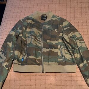 Camouflage Bomber Jacket
